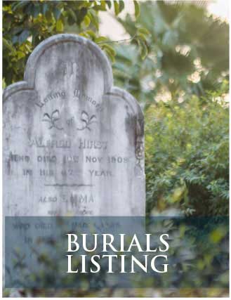 Burials Listing