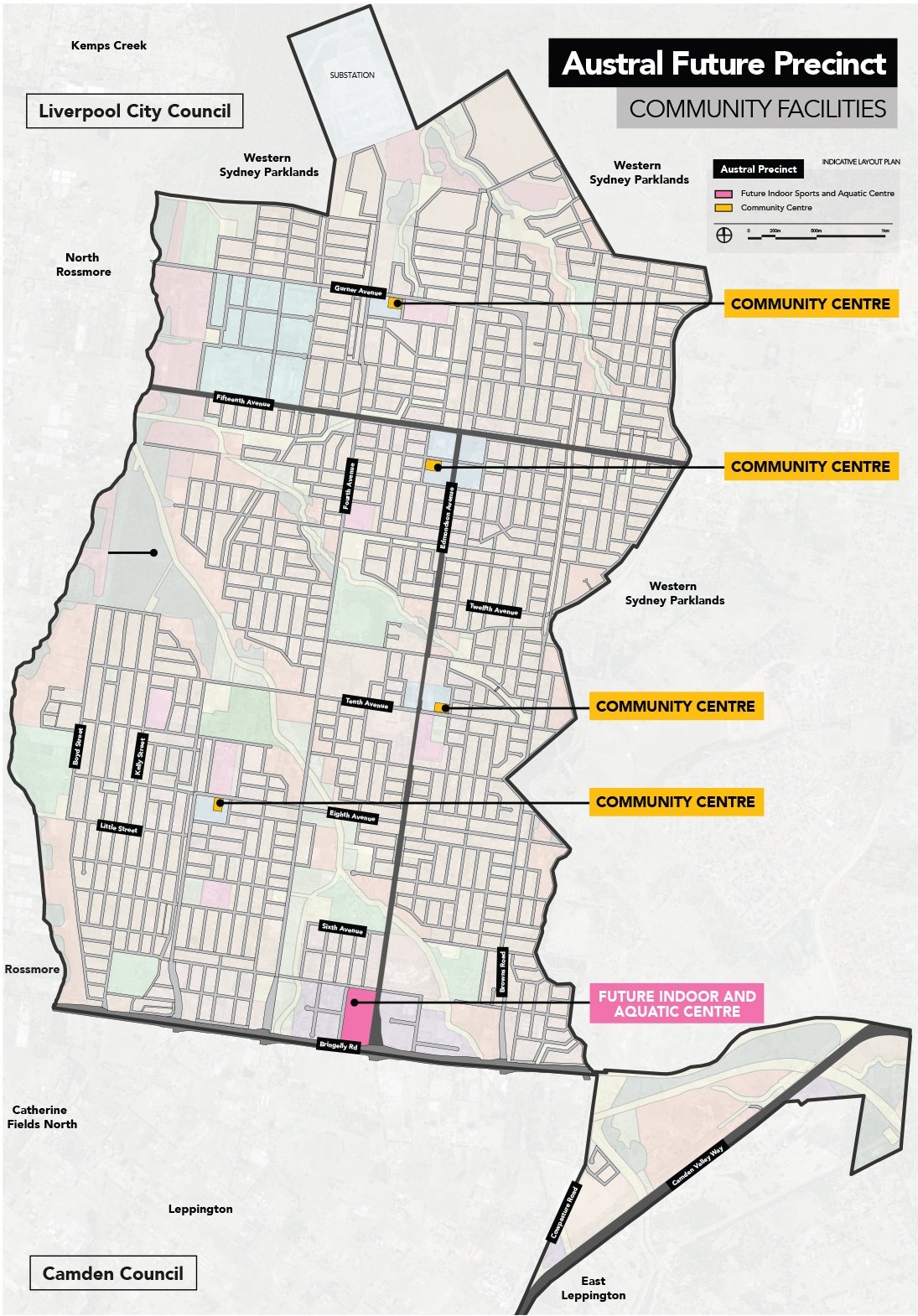 Austral Future Precinct- Community Facilities