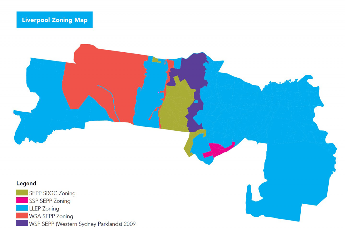 Liverpool Zoning Map